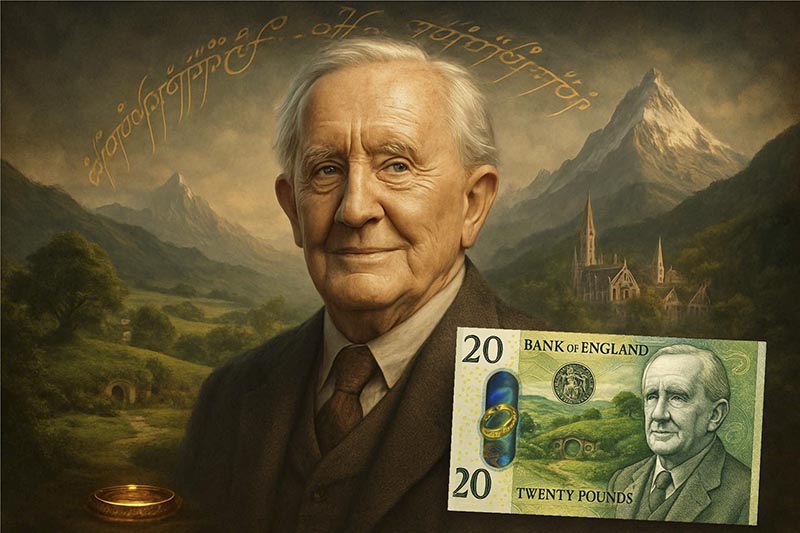 The Tolkien Society lansează propunerea: J. R. R. Tolkien pe viitoarele bancnote britanice
